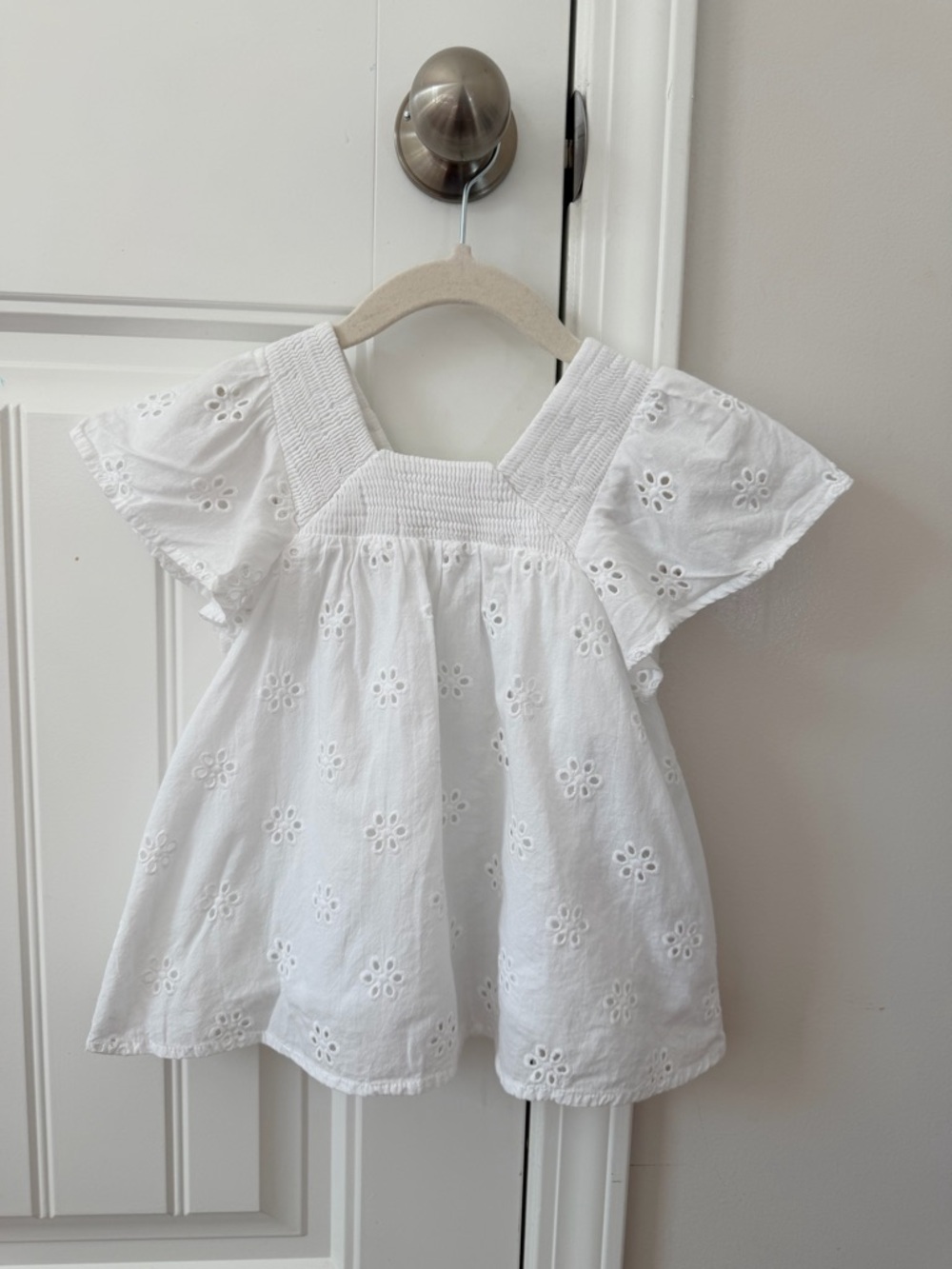 Zara Girls Eyelet Top